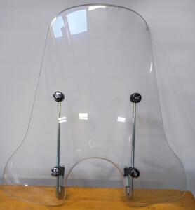 Vespa Tall And Large Clear Windscreen Motorcycle Shield For Vespa GT, GTS, and LX Series .