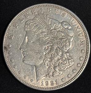 1921-D Morgan Silver Dollar Coin