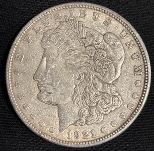 1921-D Morgan Silver Dollar Coin