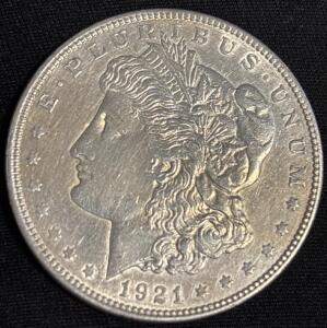 1921-D Morgan Silver Dollar Coin