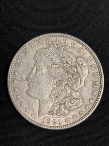 1921-D Morgan Silver Dollar Coin