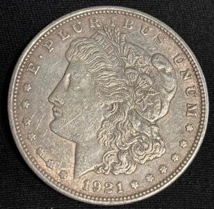 1921-D Morgan Silver Dollar Coin