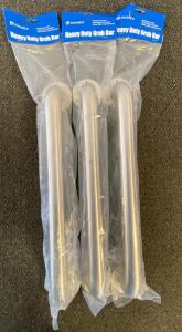 (3) Brand New!!! 18&rdquo;x 1-1/2&rdquo; Exposed Screw Grab Bars Stainless Steel