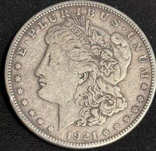 1921-S Morgan Silver Dollar Coin