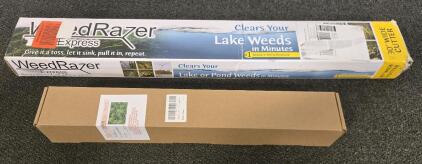 Weed Razer Express Seaweed Cutter & Tropical Leaves Wall Mural 108" x 75"