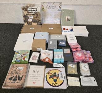 Various Amazon Items Including: Calendar, Decorations, Beauty Products & More