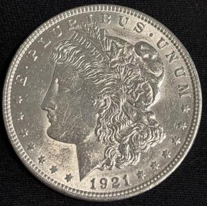 1921 Morgan Silver Dollar Coin