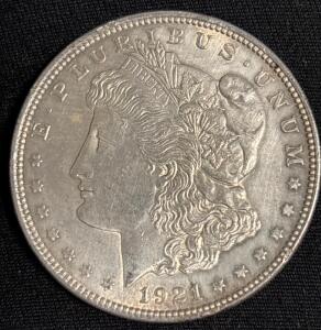 1921 Morgan Silver Dollar Coin