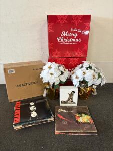 Jim Hendrix Album - Grand Funk Album - Leg Activator - White Fake Decorative Flowers