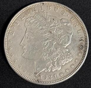 1921 Morgan Silver Dollar Coin