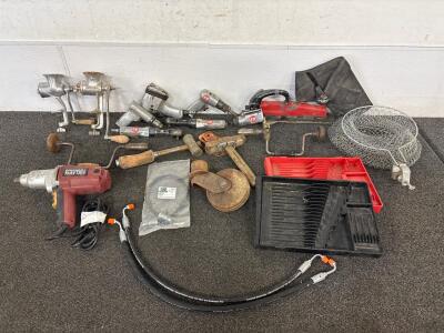 Air Tools - Manual Hand Drills - Cast Iron Meat Grinders - Hydraulic Hose - Fuel Line & More