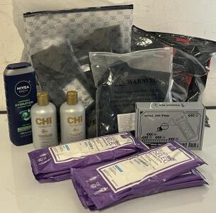 Men&rsquo;s Goods &mdash; 2XL Clothing Including (2) Pairs Of Running Shorts, Tracksuit & T Shirt, Mini Fan & Hygine Products