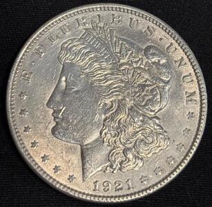 1921 Morgan Silver Dollar Coin