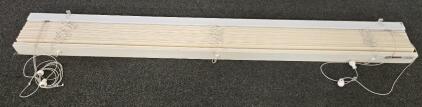 Mark 2" White Wood Blind 57 3/8" x 46 1/8"