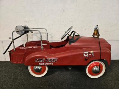 Vintage Riding Fire Truck Toy