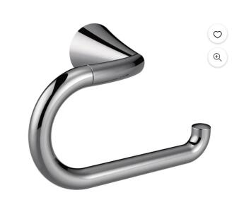 (6) Moen Glyde Single Post Toilet Paper Holder And (12) Moen Glyde Robe Hooks