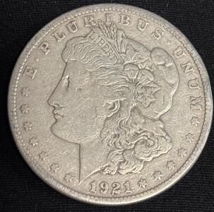 1921-S Morgan Silver Dollar Coin