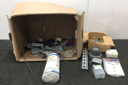 Various Wire Connectors, Dottie Electrical Tape, Conduit Connectors, Conduit Boxes, Plastic Sheeting