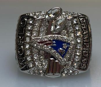 2003 New England Patriots Tom Brady Super Bowl Championship Ring (Size 11) Replica