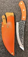 (2) Handcrafted Fixed-Blade Knives W/ Sheaths - 3