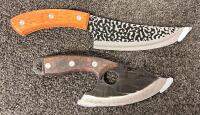 (2) Handcrafted Fixed-Blade Knives W/ Sheaths - 4