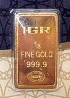 1G IGR .999.9 Fine Gold - 3