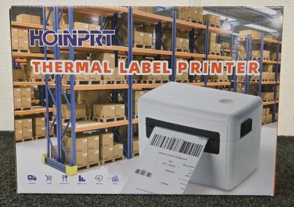 Hoinprt Thermal Label Printer- 4 Inch With Multi-Function Capabilities (New In Box)