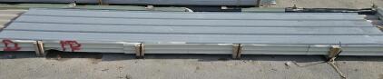 Corrugated Metal Roofing Panels- 16ft x 3.5ft, Estimated 12 Panels