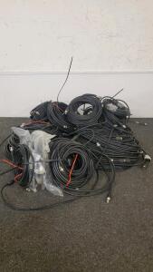 (37) Unknown Length Coiled Coaxial Cable