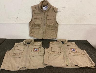 (3) Large Rothco Ranger Vests