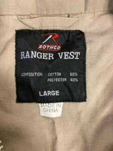 (3) Large Rothco Ranger Vests