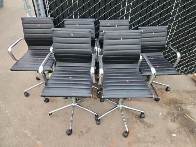 (6) Office Chairs