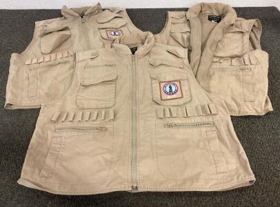 (3) X-Large Rothco Ranger Vests