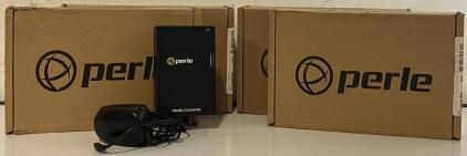 (5) Perle Gigabit Media Converters | S-1000-S2SC10