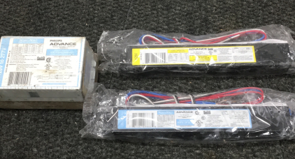 (3) Phillips Advance Ballasts