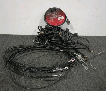 (8) 14' Grounding Cables, Large Variety Of 5m DVI-D M/M Dual Link Digital Video Cables, Various Lengths