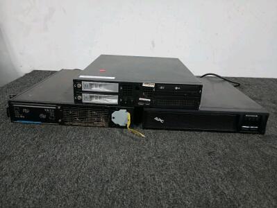 (3) Large Rack Mounted Server, Unknown Manufacturer Or Model Numbers,