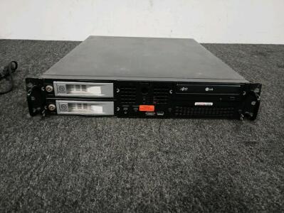 (4) Large Rack Mounted Server, Unknown Manufacturer Or Model Number