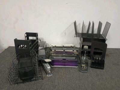 Industrial Electric Staplers, Heavy Duty 3 Hole Punches, Various File Organizers And More