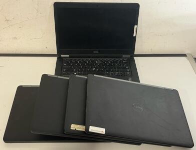 (5) Dell Latitude E7470 Laptops For Parts & Repairs
