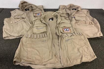 (3) X-Large Rothco Ranger Vests