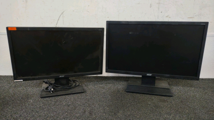 (1) Acer V226HQL 21.5" & (1) V206HQL 19.5" LCD Monitors, 1920x1080, 1600x900