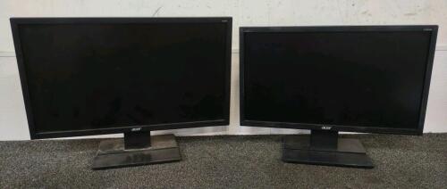 (2) Acer Computer Monitors