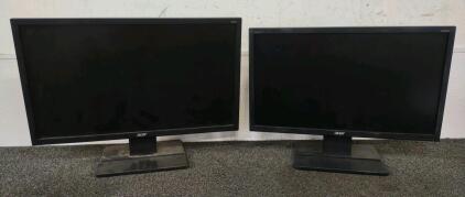 (2) Acer Computer Monitors
