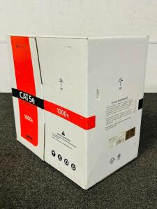 (1) Roll Of Category 5E High Performance Cable Quantity Unkown