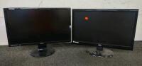 (1) BenQ GL2260 and (1) AOC E2250S LCD Monitors, 21.5" Full HD, HDMI