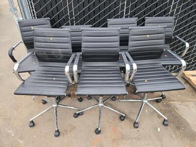 (7) Office Chairs
