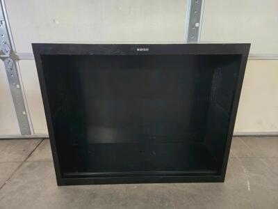 Black Metal Shelf 36"x29"x12.5"