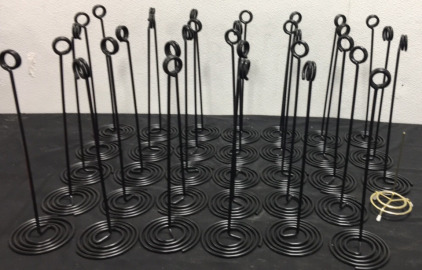 (33) Table Number Holders