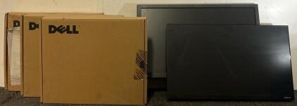 (3)Dell E-Port Plus II Docking Stations & (2) Computer Monitors